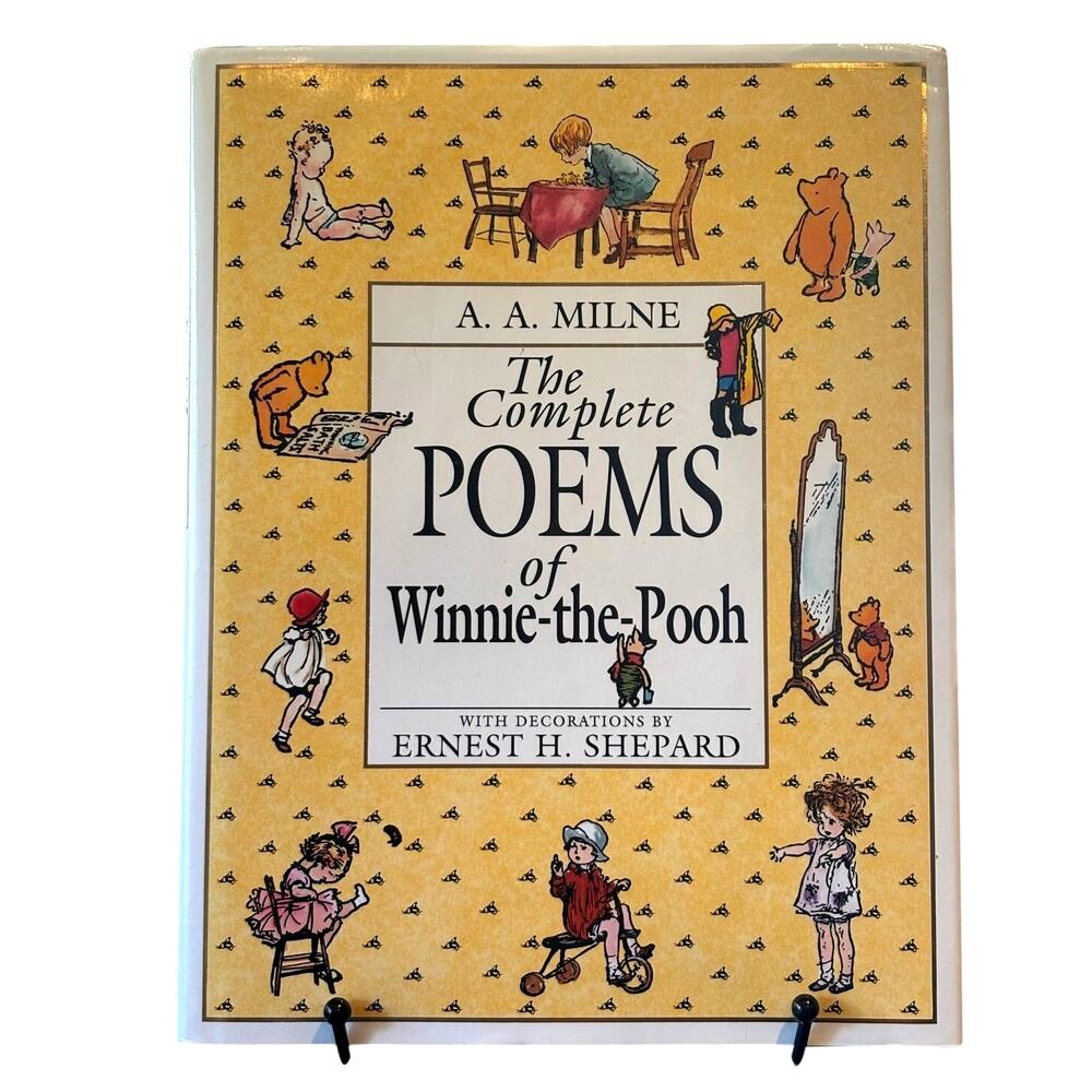 VTG 1998 First Ed/Priniting The Complete Poems of Winnie the Pooh, AA Milne HCDJ